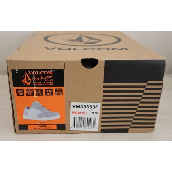 Volcom Workwear Women’s Sz 9M Orchid/White Hybrid EH Comp Toe Work Shoes - Picture 11 of 11